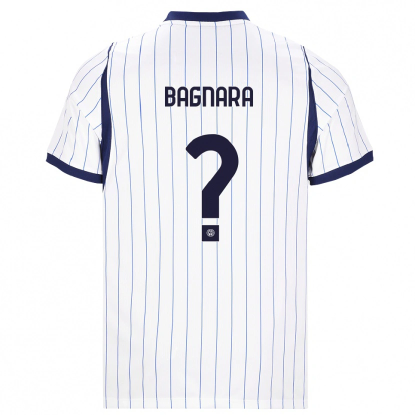 Danxen Criança Camisola Ettore Bagnara #0 Branco Azul Marinho Alternativa 2026/27 Camisa Brasil