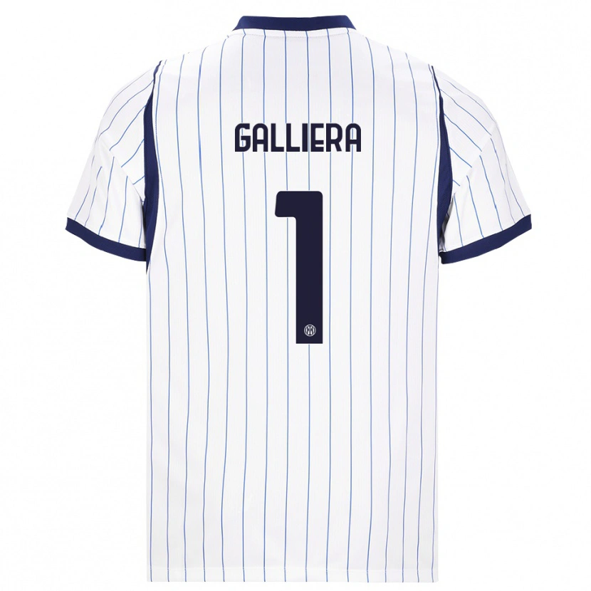 Danxen Criança Camisola Carlo Galliera #1 Branco Azul Marinho Alternativa 2026/27 Camisa Brasil