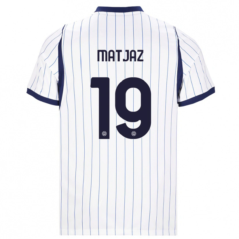 Danxen Criança Camisola Samo Matjaz #19 Branco Azul Marinho Alternativa 2026/27 Camisa Brasil