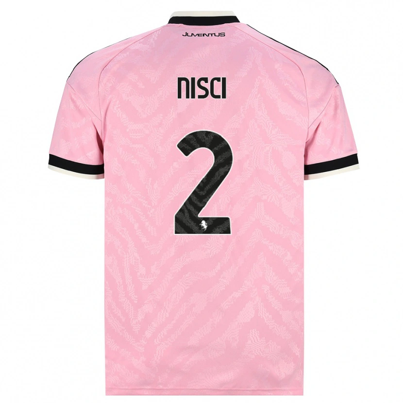 Danxen Criança Camisola Alessandro Nisci #2 Preto Rosa Alternativa 2026/27 Camisa Brasil