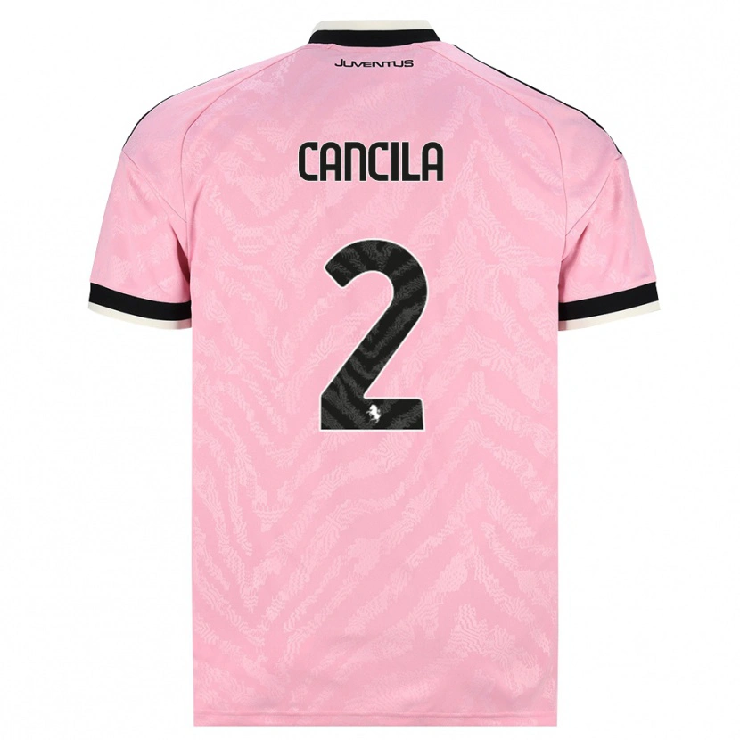 Danxen Criança Camisola Lorenzo Cancila #2 Preto Rosa Alternativa 2026/27 Camisa Brasil