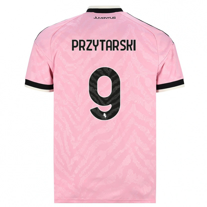 Danxen Criança Camisola Aleksander Przytarski #9 Preto Rosa Alternativa 2026/27 Camisa Brasil