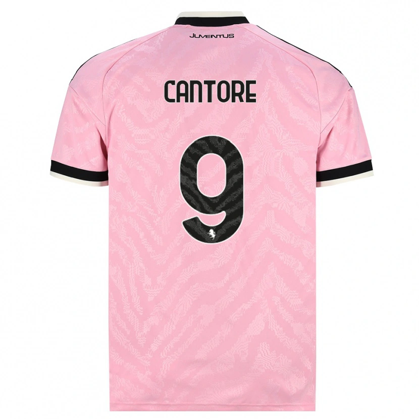 Danxen Criança Camisola Sofia Cantore #9 Preto Rosa Alternativa 2026/27 Camisa Brasil