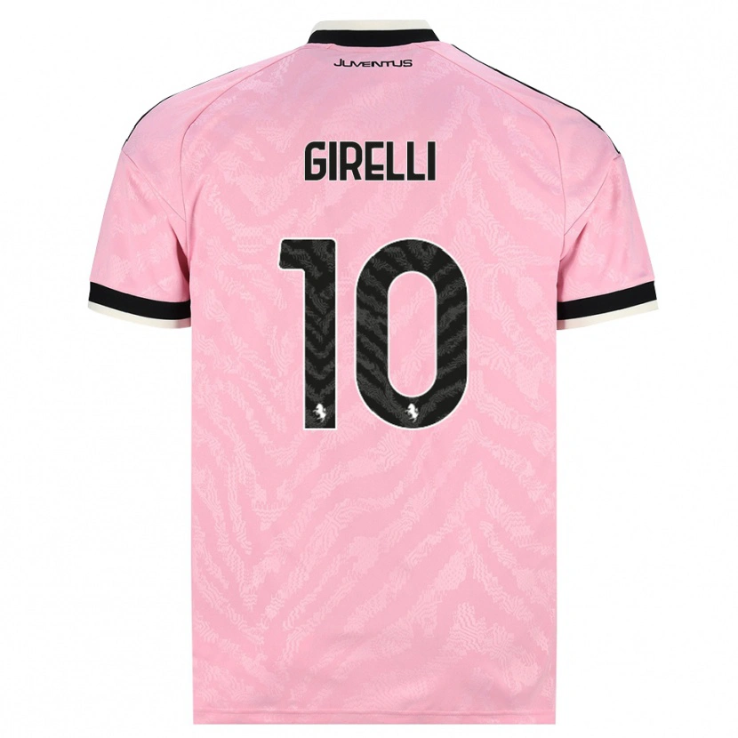 Danxen Criança Camisola Cristiana Girelli #10 Preto Rosa Alternativa 2026/27 Camisa Brasil