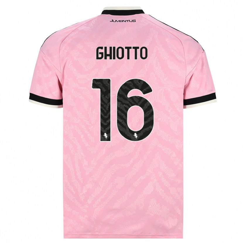 Danxen Criança Camisola Alessandro Ghiotto #16 Preto Rosa Alternativa 2026/27 Camisa Brasil