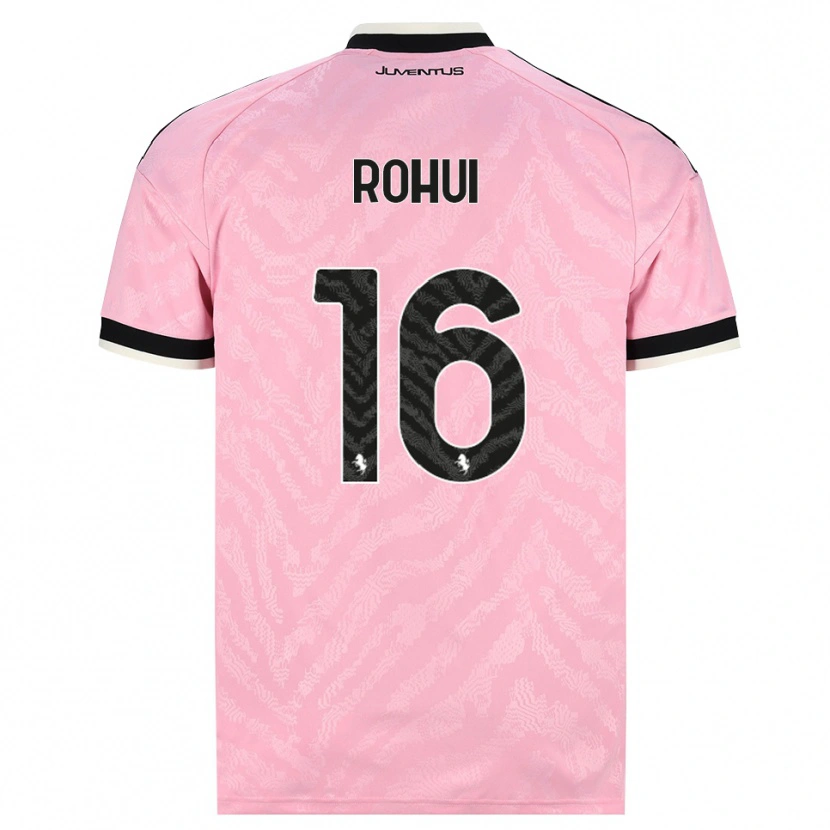 Danxen Criança Camisola Jonas Rohui #16 Preto Rosa Alternativa 2026/27 Camisa Brasil