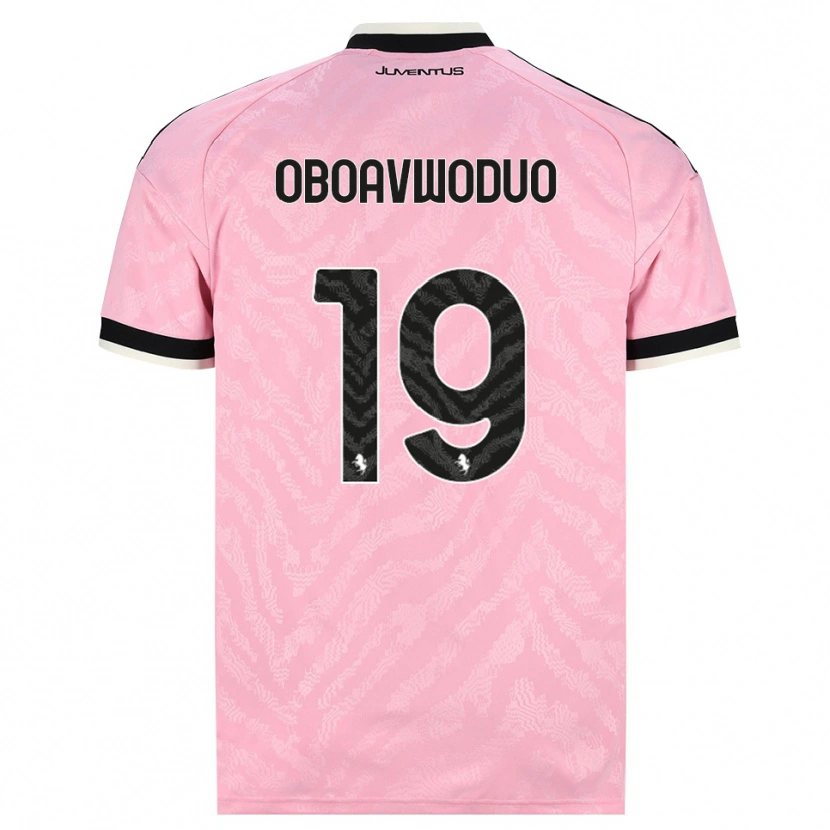 Danxen Criança Camisola Justin Oboavwoduo #19 Preto Rosa Alternativa 2026/27 Camisa Brasil