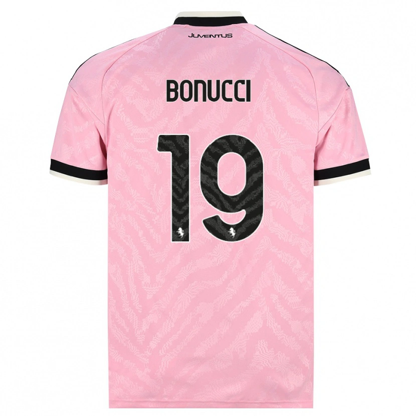 Danxen Criança Camisola Leonardo Bonucci #19 Preto Rosa Alternativa 2026/27 Camisa Brasil