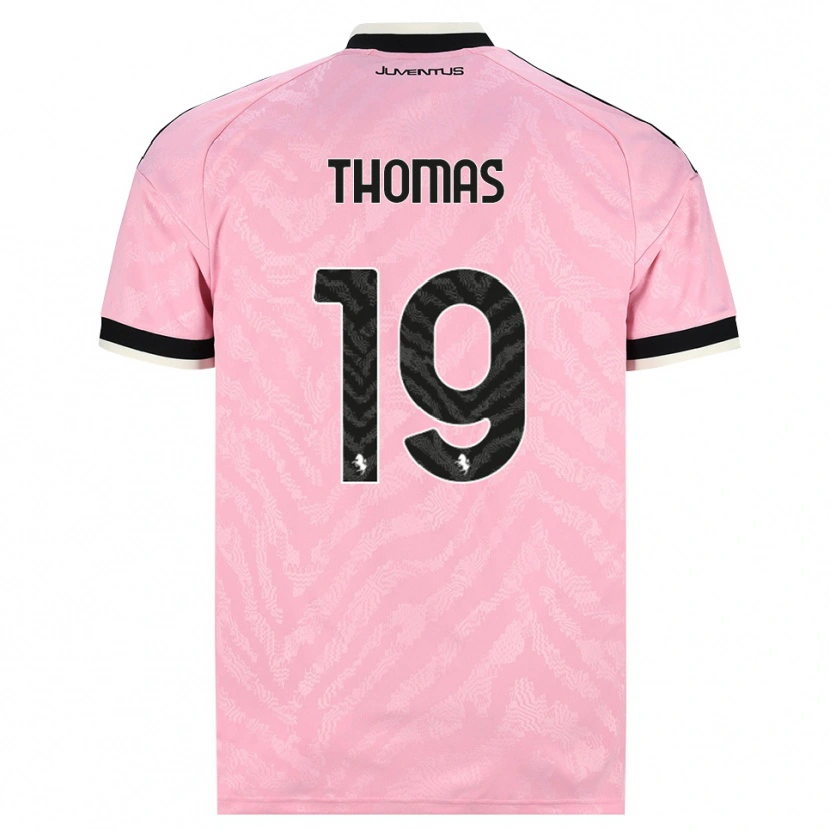 Danxen Criança Camisola Lindsey Thomas #19 Preto Rosa Alternativa 2026/27 Camisa Brasil