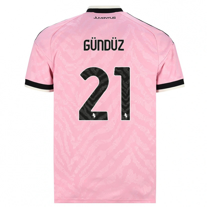 Danxen Criança Camisola Teoman Gündüz #21 Preto Rosa Alternativa 2026/27 Camisa Brasil