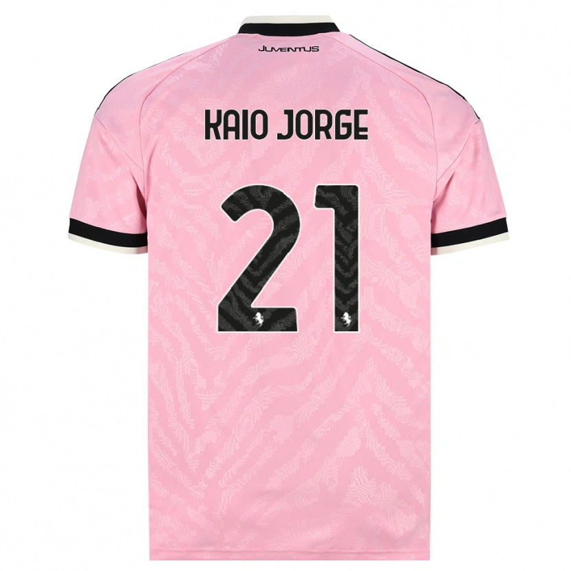 Danxen Criança Camisola Kaio Jorge #21 Preto Rosa Alternativa 2026/27 Camisa Brasil