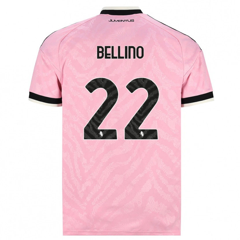 Danxen Criança Camisola Filippo Bellino #22 Preto Rosa Alternativa 2026/27 Camisa Brasil