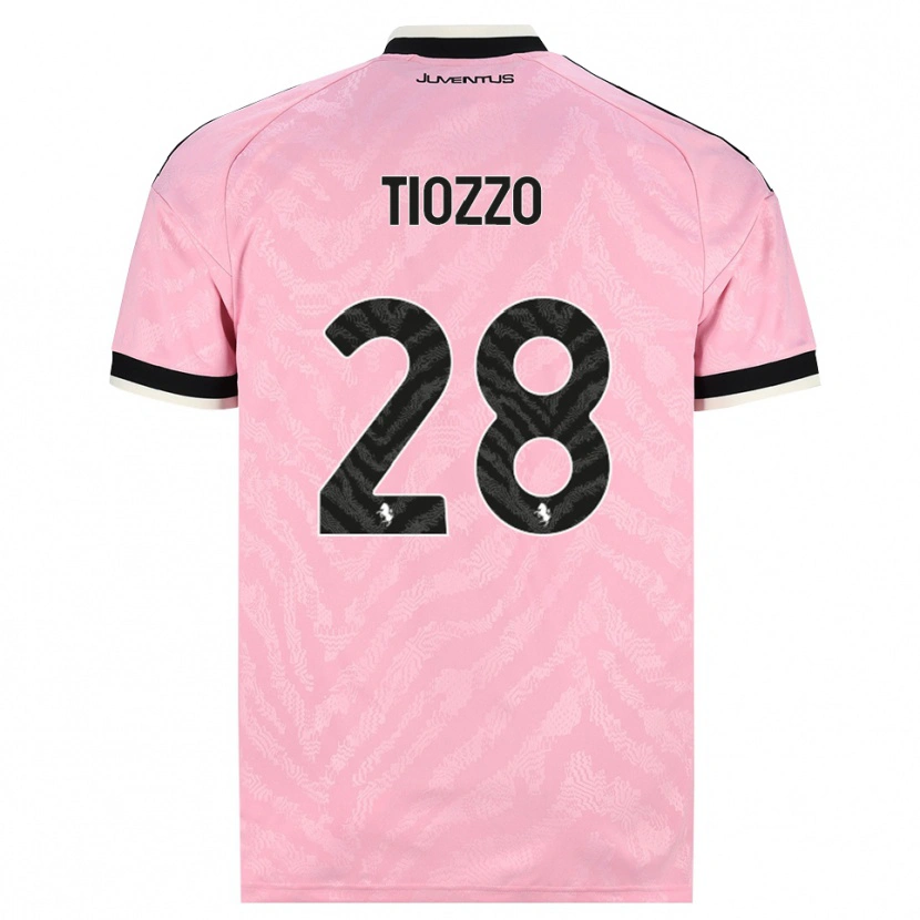 Danxen Criança Camisola Marco Tiozzo #28 Preto Rosa Alternativa 2026/27 Camisa Brasil