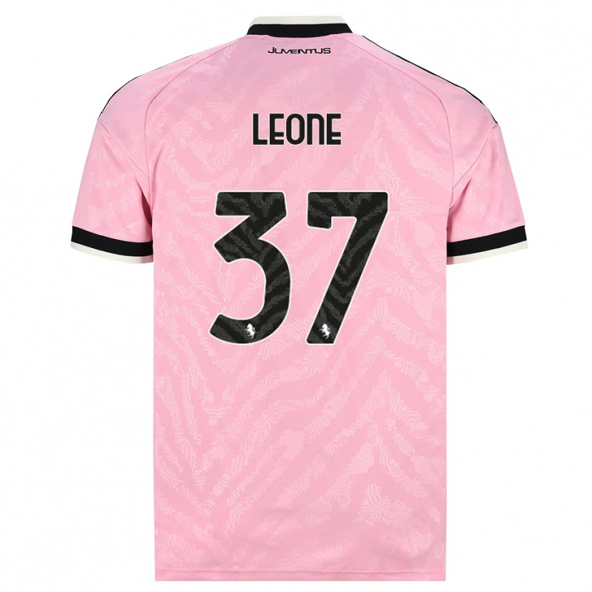 Danxen Criança Camisola Francesco Leone #37 Preto Rosa Alternativa 2026/27 Camisa Brasil
