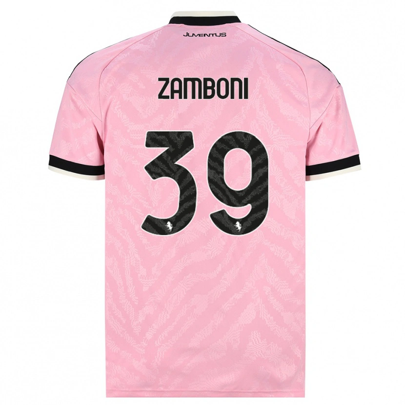 Danxen Criança Camisola Marta Zamboni #39 Preto Rosa Alternativa 2026/27 Camisa Brasil