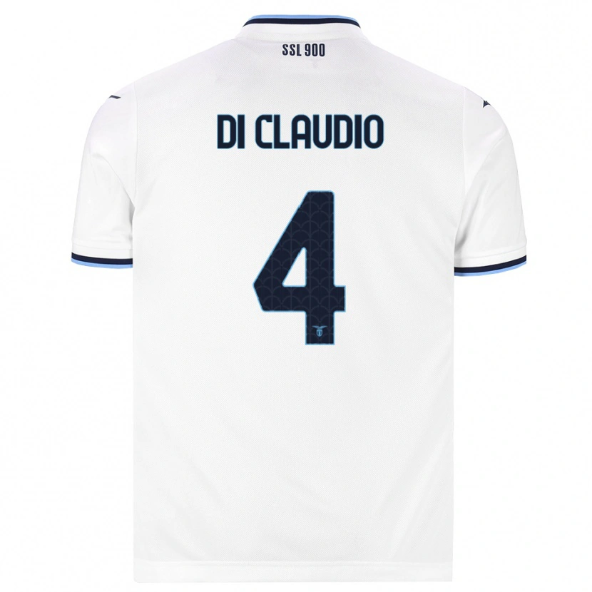 Danxen Criança Camisola Federico Di Claudio #4 Branco Azul Marinho Alternativa 2026/27 Camisa Brasil