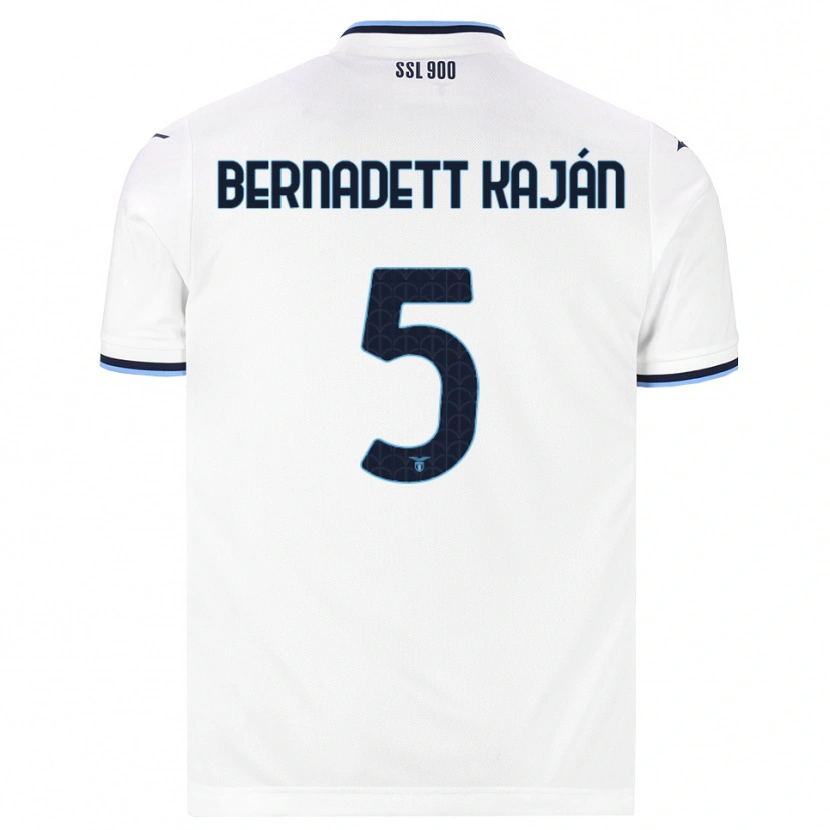 Danxen Criança Camisola Zsanett Bernadett Kaján #5 Branco Azul Marinho Alternativa 2026/27 Camisa Brasil