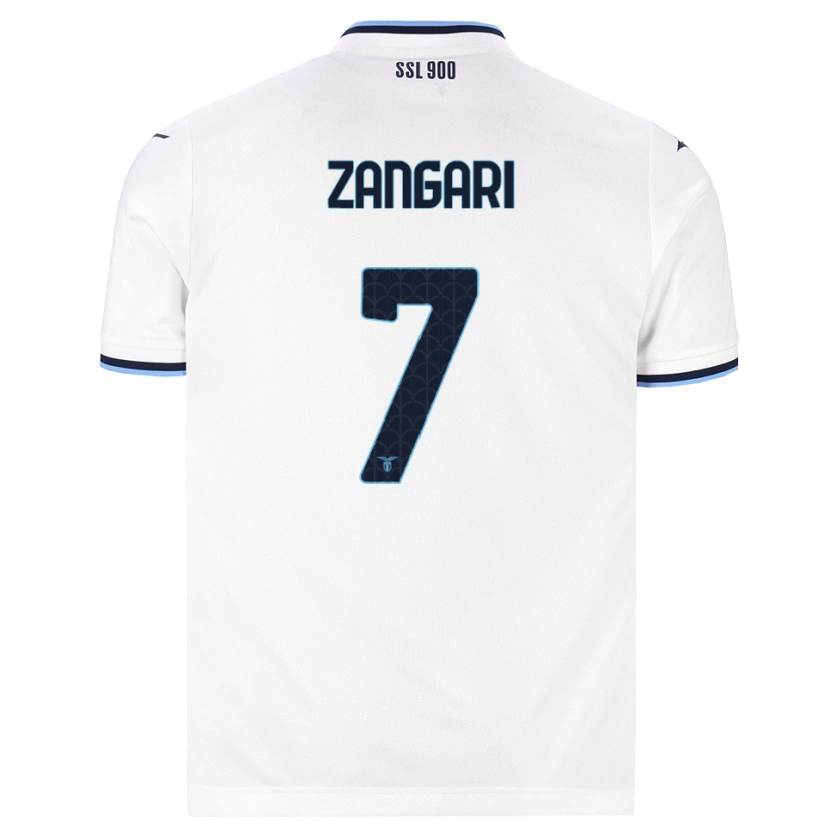 Danxen Criança Camisola Vincenzo Zangari #7 Branco Azul Marinho Alternativa 2026/27 Camisa Brasil