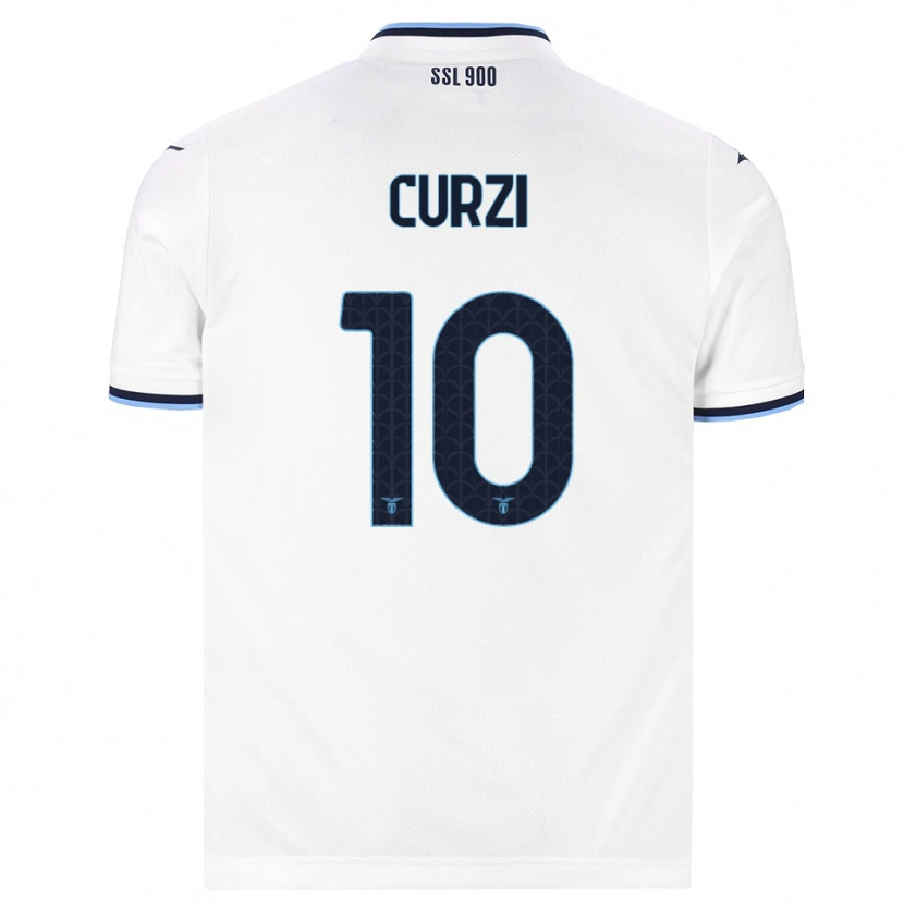 Danxen Criança Camisola Simone Curzi #10 Branco Azul Marinho Alternativa 2026/27 Camisa Brasil