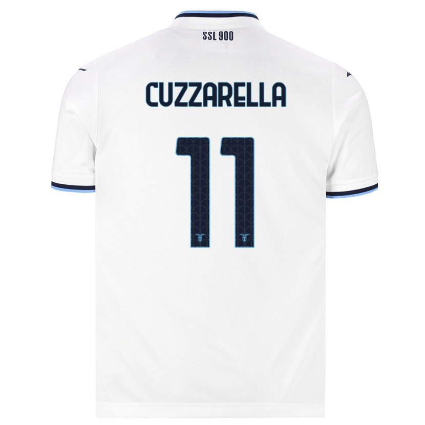 Danxen Criança Camisola Cristian Cuzzarella #11 Branco Azul Marinho Alternativa 2026/27 Camisa Brasil