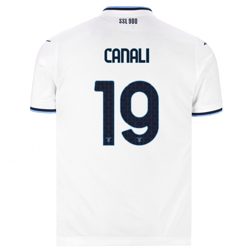 Danxen Criança Camisola Giorgio Canali #19 Branco Azul Marinho Alternativa 2026/27 Camisa Brasil