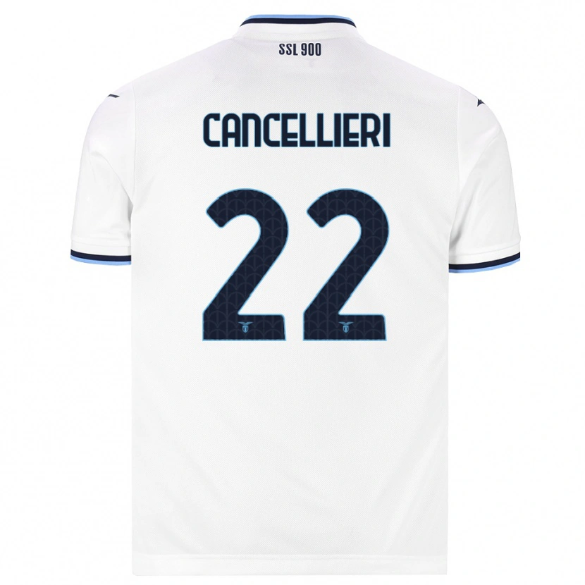 Danxen Criança Camisola Matteo Cancellieri #22 Branco Azul Marinho Alternativa 2026/27 Camisa Brasil
