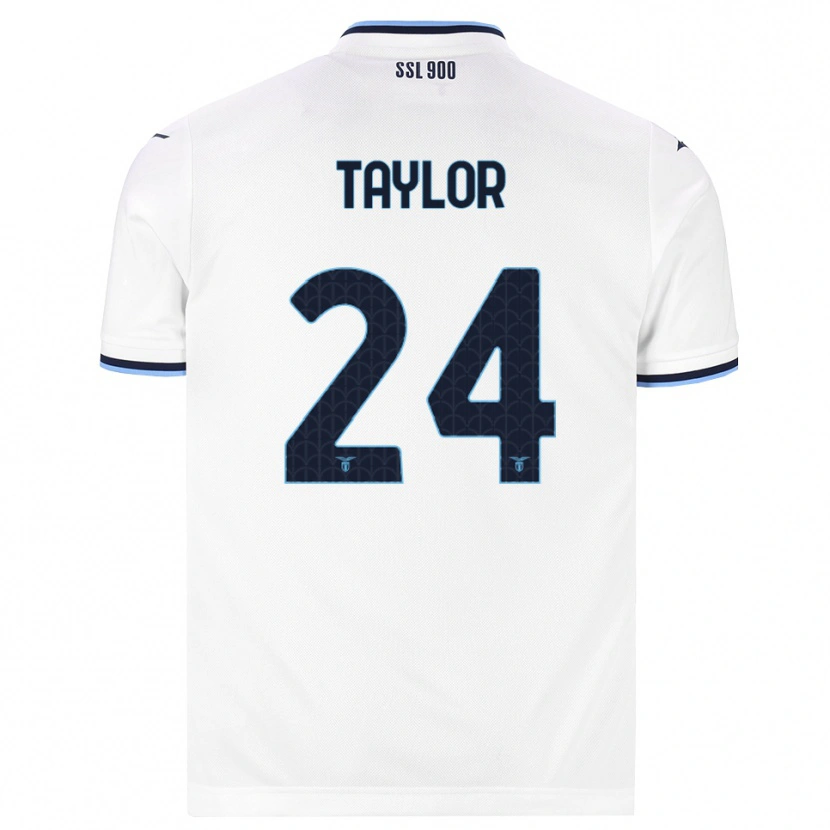 Danxen Criança Camisola Kenneth Taylor #24 Branco Azul Marinho Alternativa 2026/27 Camisa Brasil