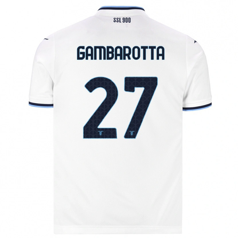 Danxen Criança Camisola Margot Gambarotta #27 Branco Azul Marinho Alternativa 2026/27 Camisa Brasil