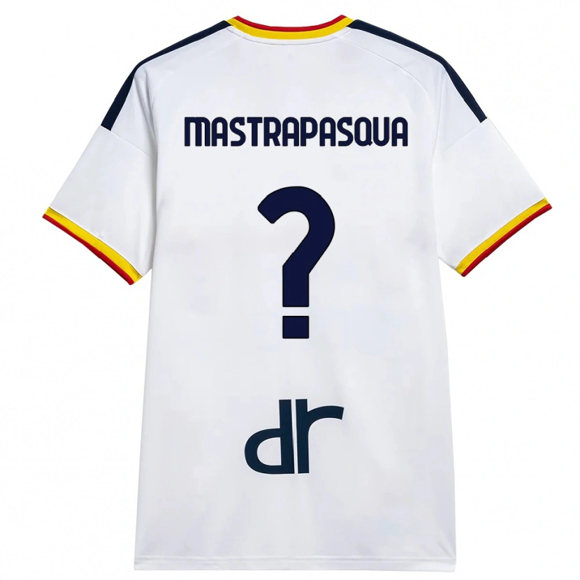 Danxen Criança Camisola Tommaso Mastrapasqua #0 Branco Amarelo Vermelho Alternativa 2026/27 Camisa Brasil