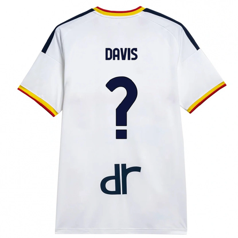 Danxen Criança Camisola Sammi Davis #0 Branco Amarelo Vermelho Alternativa 2026/27 Camisa Brasil