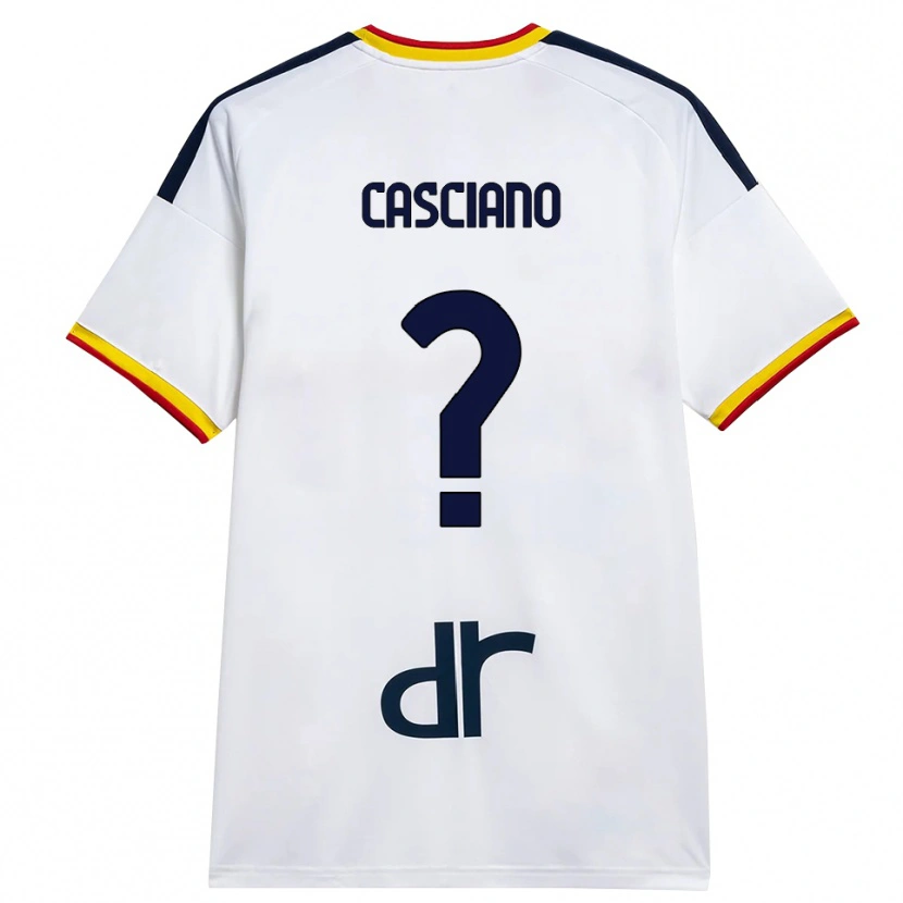 Danxen Criança Camisola Emmanuel Casciano #0 Branco Amarelo Vermelho Alternativa 2026/27 Camisa Brasil
