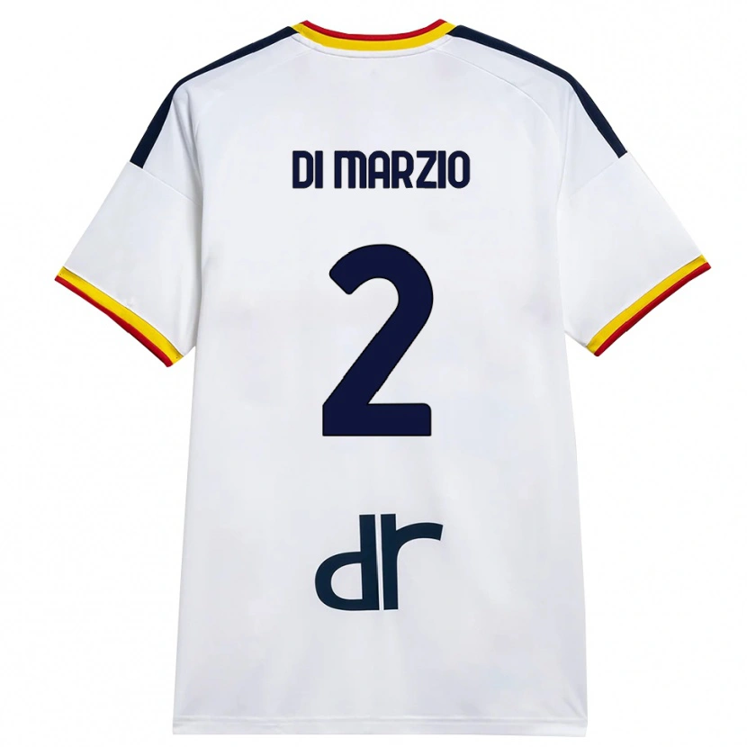 Danxen Criança Camisola Flavio Di Marzio #2 Branco Amarelo Vermelho Alternativa 2026/27 Camisa Brasil