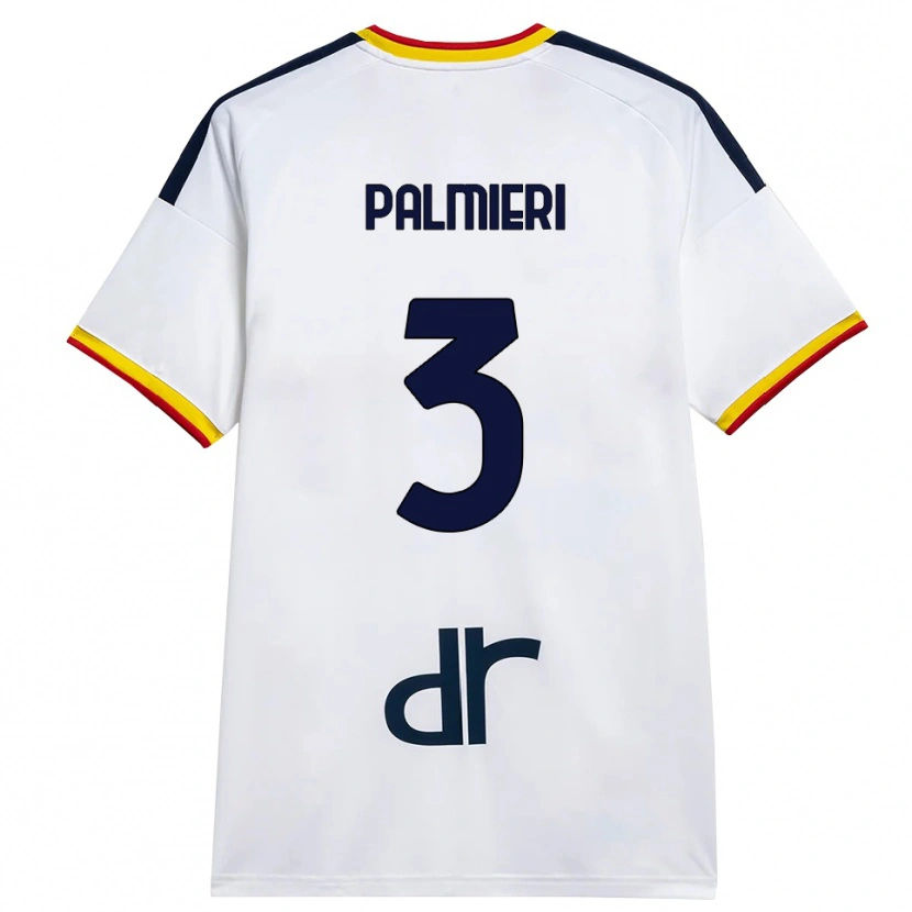 Danxen Criança Camisola Andrea Palmieri #3 Branco Amarelo Vermelho Alternativa 2026/27 Camisa Brasil