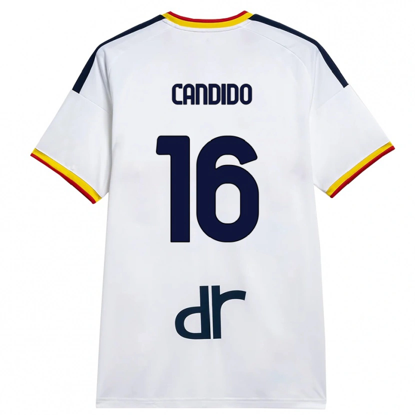 Danxen Criança Camisola Filippo Candido #16 Branco Amarelo Vermelho Alternativa 2026/27 Camisa Brasil