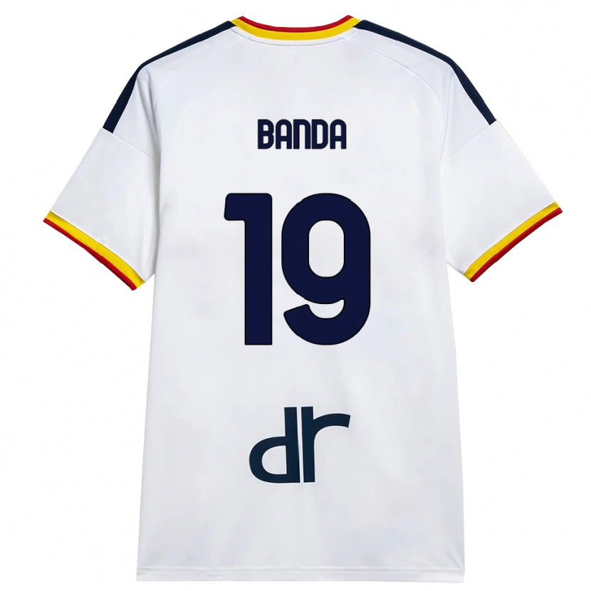 Danxen Criança Camisola Lameck Banda #19 Branco Amarelo Vermelho Alternativa 2026/27 Camisa Brasil