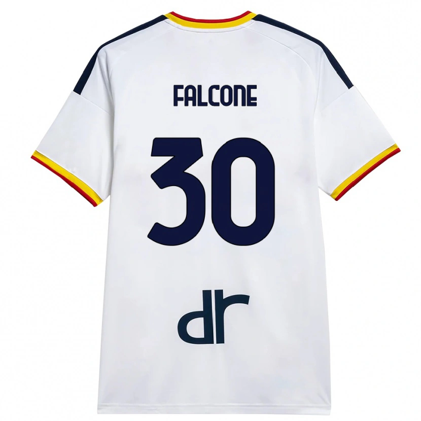 Danxen Criança Camisola Wladimiro Falcone #30 Branco Amarelo Vermelho Alternativa 2026/27 Camisa Brasil