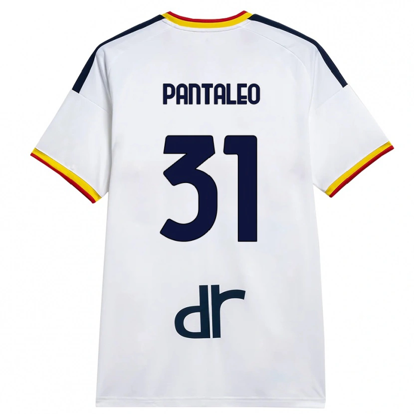Danxen Criança Camisola Dario Pantaleo #31 Branco Amarelo Vermelho Alternativa 2026/27 Camisa Brasil