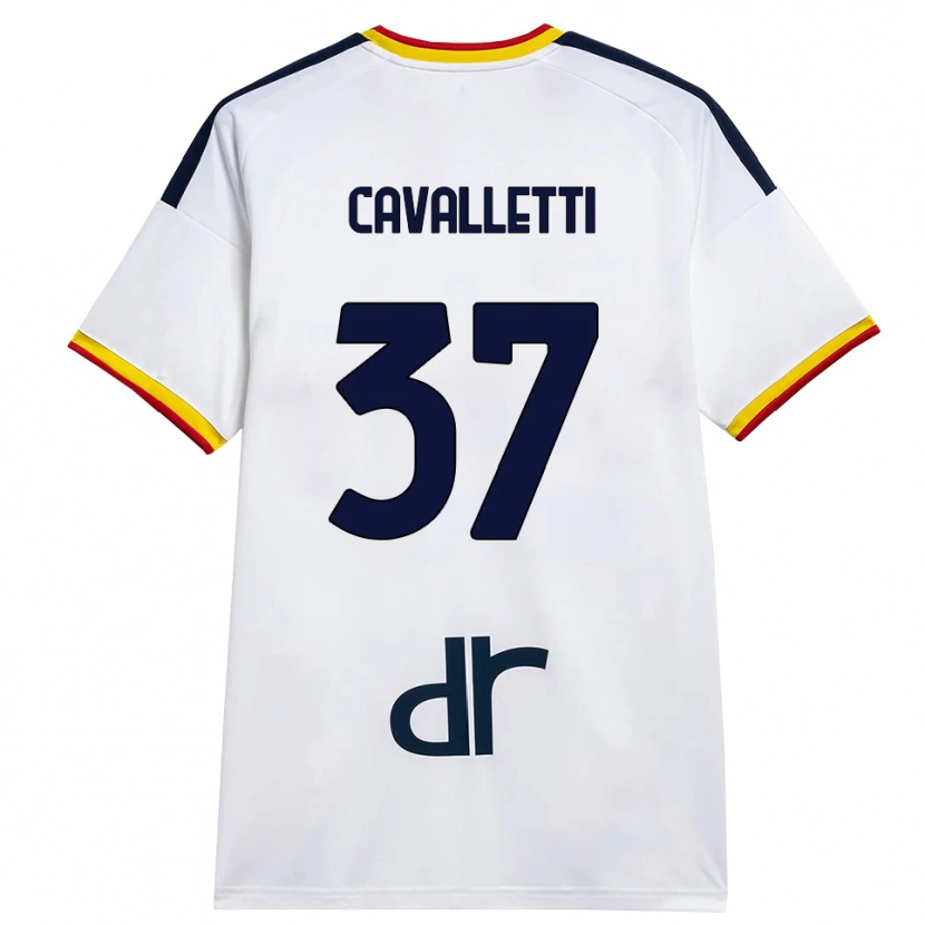Danxen Criança Camisola Cristian Cavalletti #37 Branco Amarelo Vermelho Alternativa 2026/27 Camisa Brasil