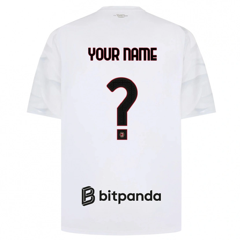 Danxen Criança Camisola Seu Nome #0 Branco Vermelho Preto Alternativa 2026/27 Camisa Brasil