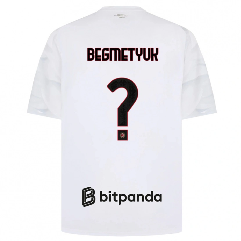 Danxen Criança Camisola Bogdan Begmetyuk #0 Branco Vermelho Preto Alternativa 2026/27 Camisa Brasil