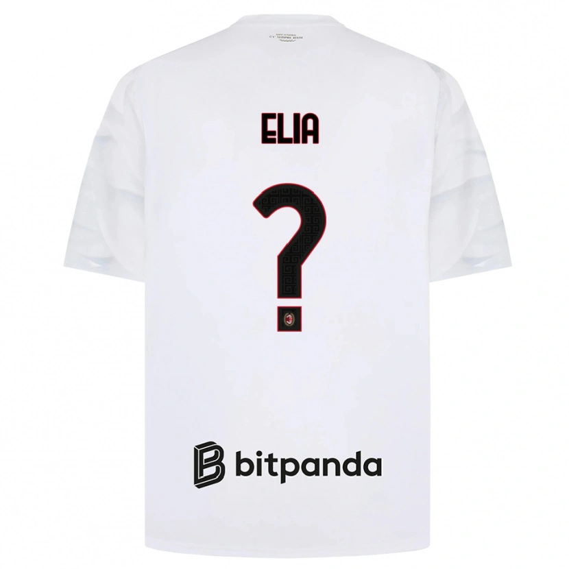 Danxen Criança Camisola Emanuele Elia #0 Branco Vermelho Preto Alternativa 2026/27 Camisa Brasil