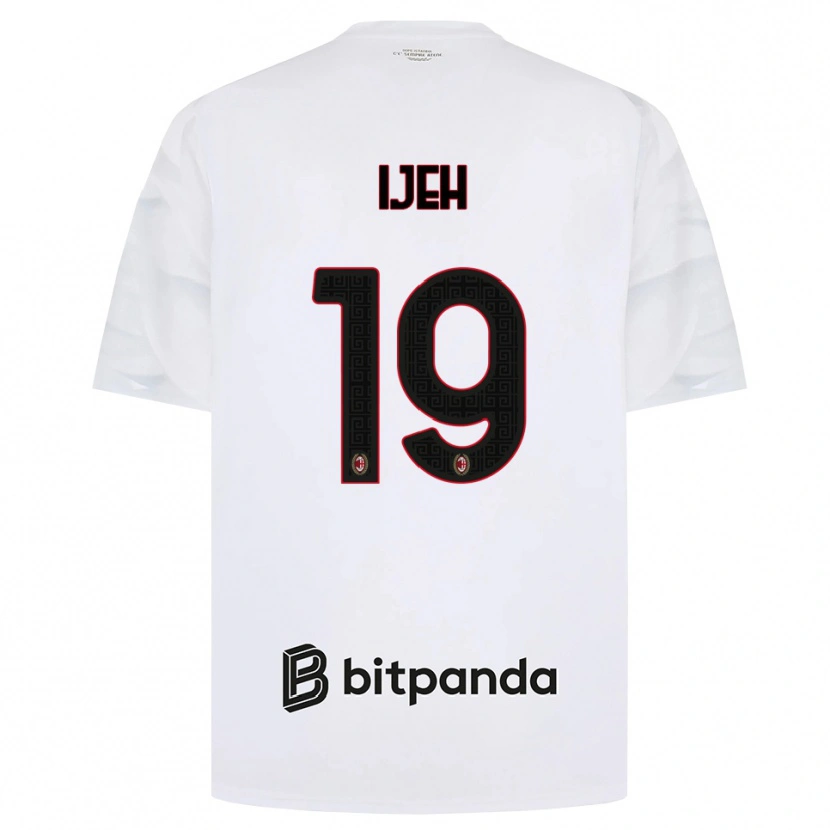 Danxen Criança Camisola Evelyn Ijeh #19 Branco Vermelho Preto Alternativa 2026/27 Camisa Brasil