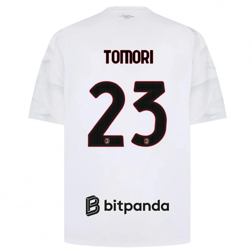 Danxen Criança Camisola Fikayo Tomori #23 Branco Vermelho Preto Alternativa 2026/27 Camisa Brasil