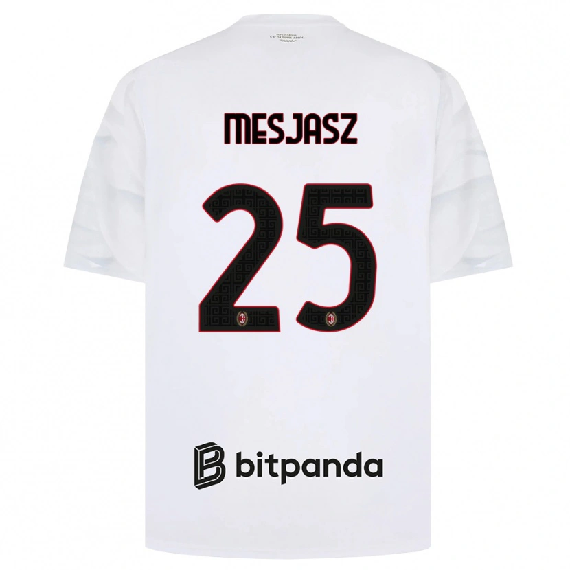Danxen Criança Camisola Malgorzata Mesjasz #25 Branco Vermelho Preto Alternativa 2026/27 Camisa Brasil