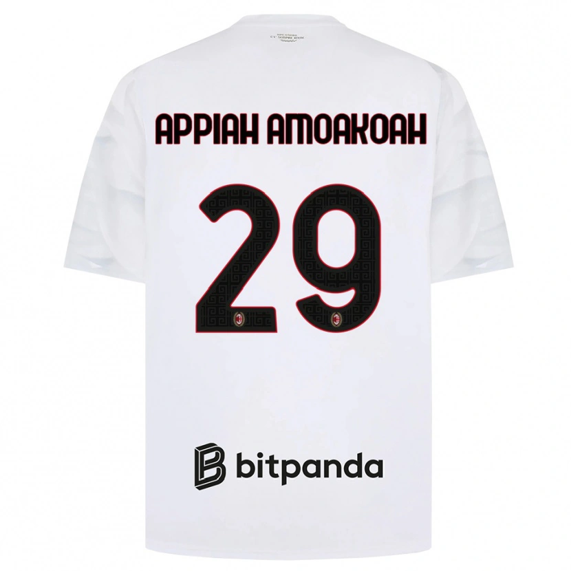 Danxen Criança Camisola Karen Appiah Amoakoah #29 Branco Vermelho Preto Alternativa 2026/27 Camisa Brasil