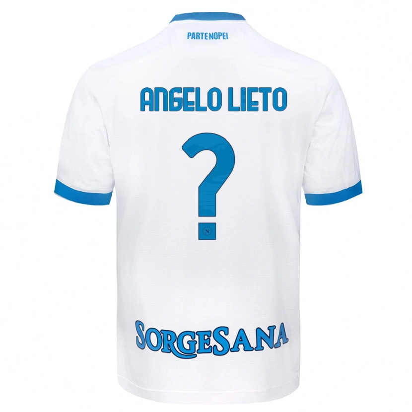 Danxen Criança Camisola Angelo Lieto #0 Azul Celeste Branco Alternativa 2026/27 Camisa Brasil
