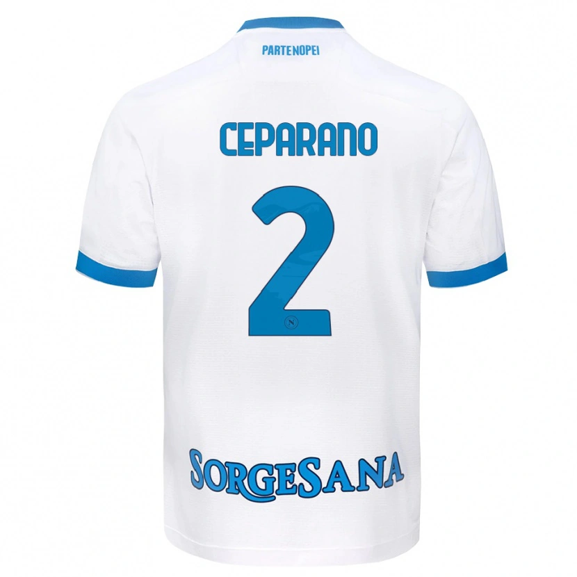 Danxen Criança Camisola Mario Ceparano #2 Azul Celeste Branco Alternativa 2026/27 Camisa Brasil
