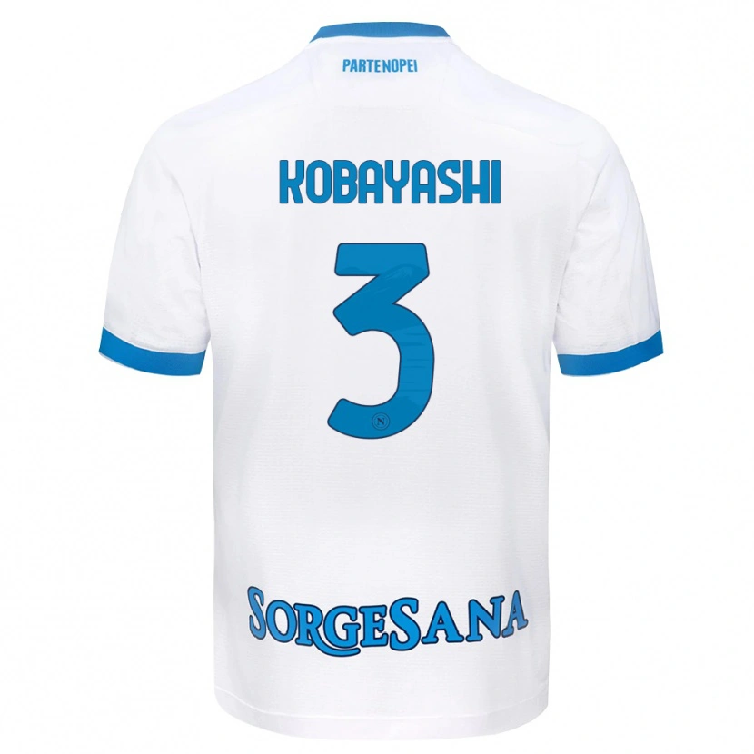 Danxen Criança Camisola Miharu Kobayashi #3 Azul Celeste Branco Alternativa 2026/27 Camisa Brasil