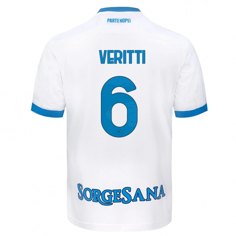 Danxen Criança Camisola Federica Veritti #6 Azul Celeste Branco Alternativa 2026/27 Camisa Brasil