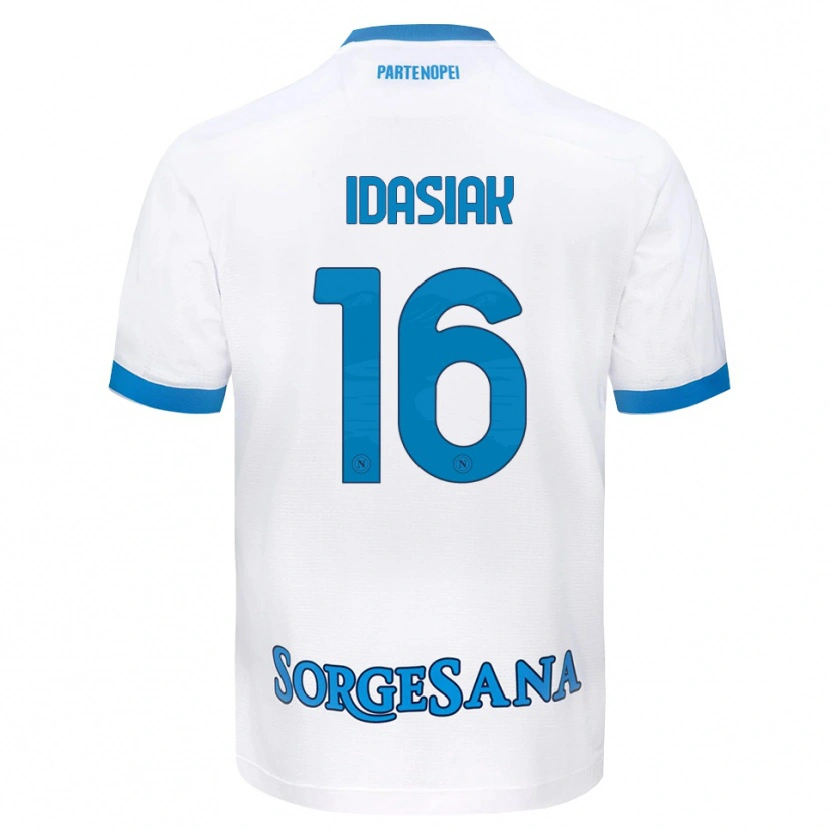 Danxen Criança Camisola Hubert Idasiak #16 Azul Celeste Branco Alternativa 2026/27 Camisa Brasil